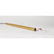 Sean Lavin Pylon LED 9 inch Natural Brass Chandelier Ceiling Light