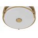 Kolson 1 Light 12 inch Satin Gold Flush Mount Ceiling Light