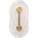 Zubris 1 Light 14 inch Gold Outdoor Sconce