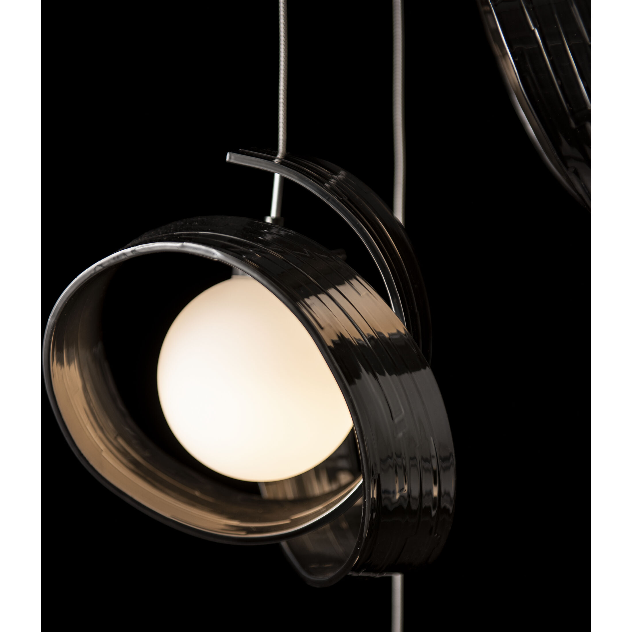 Riza 9 Light 21.1 inch Ink Pendant Ceiling Light