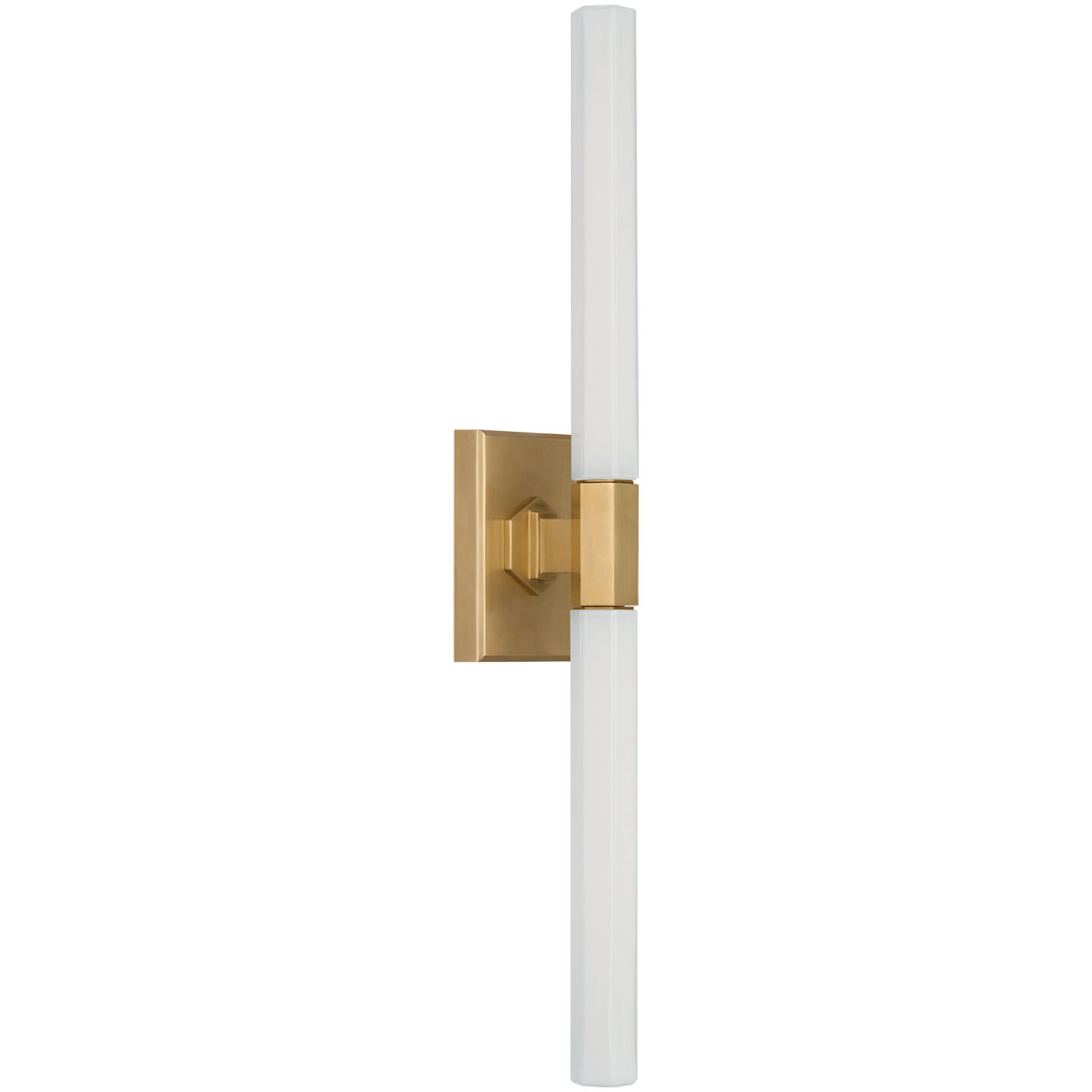 Chapman & Myers Hawthorne LED 2.5 inch Antique-Burnished Brass Double Bath Light Wall Light