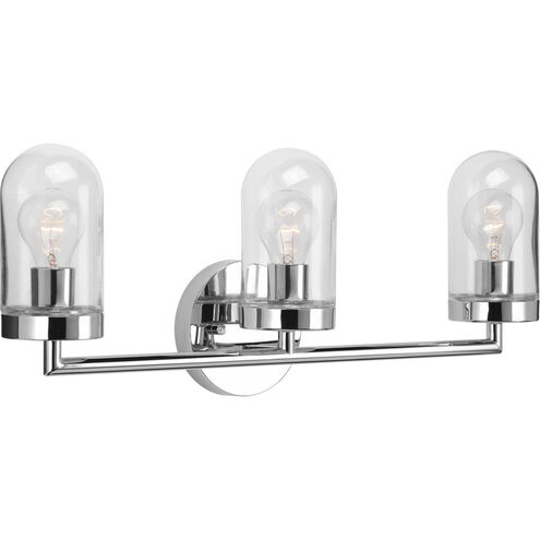 Paia 3 Light 23.13 inch Polished Chrome Bath Vanity Wall Light