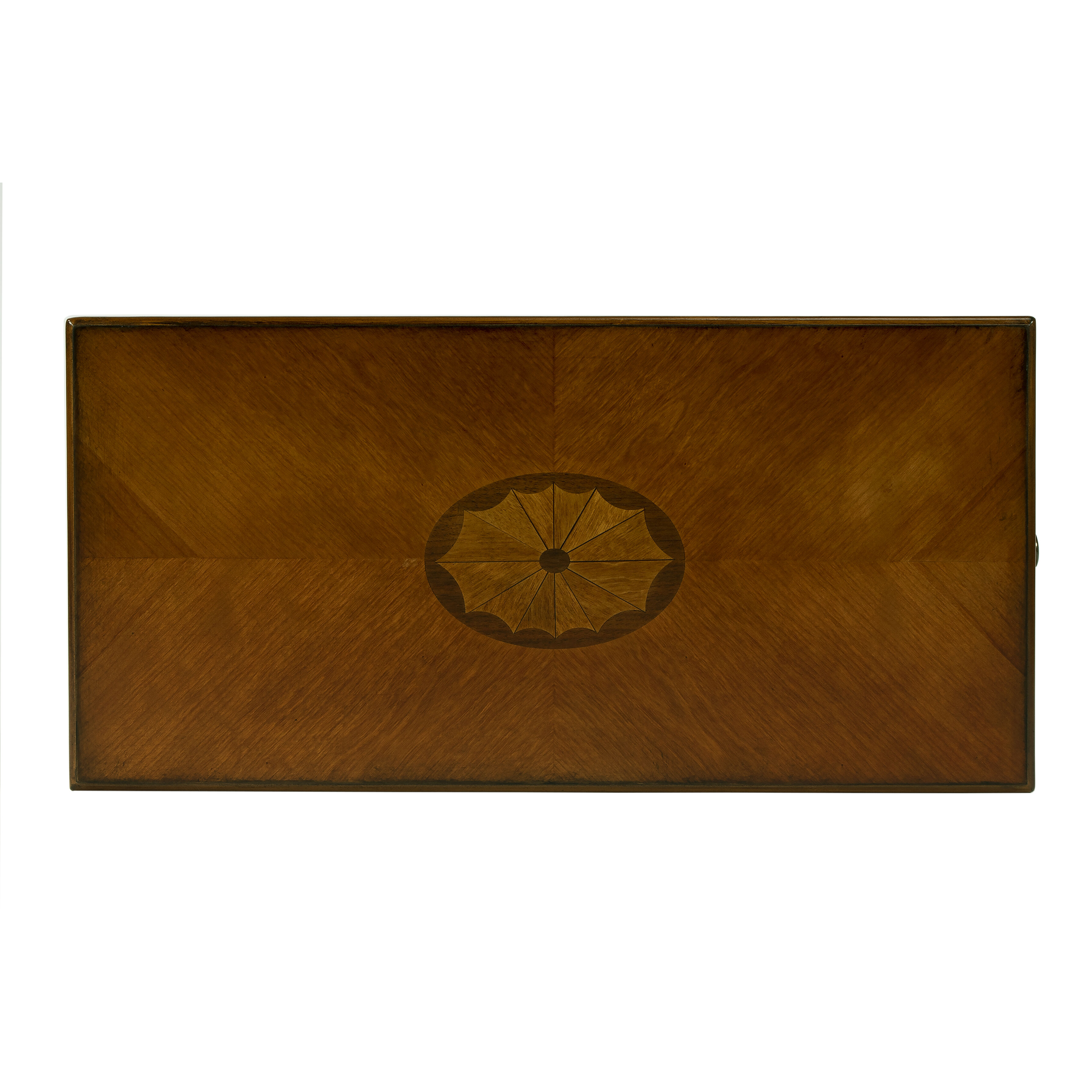 Croydon One Drawer with Pullout Side Table in Medium Brown