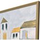 Aarhaus Green and Yellow and White Framed Art, The Studio