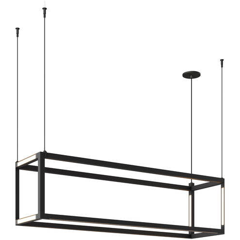 Brox Nightshade Black Linear Suspension Light