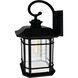 Blackburn 1 Light 21 inch Black Outdoor Wall Light