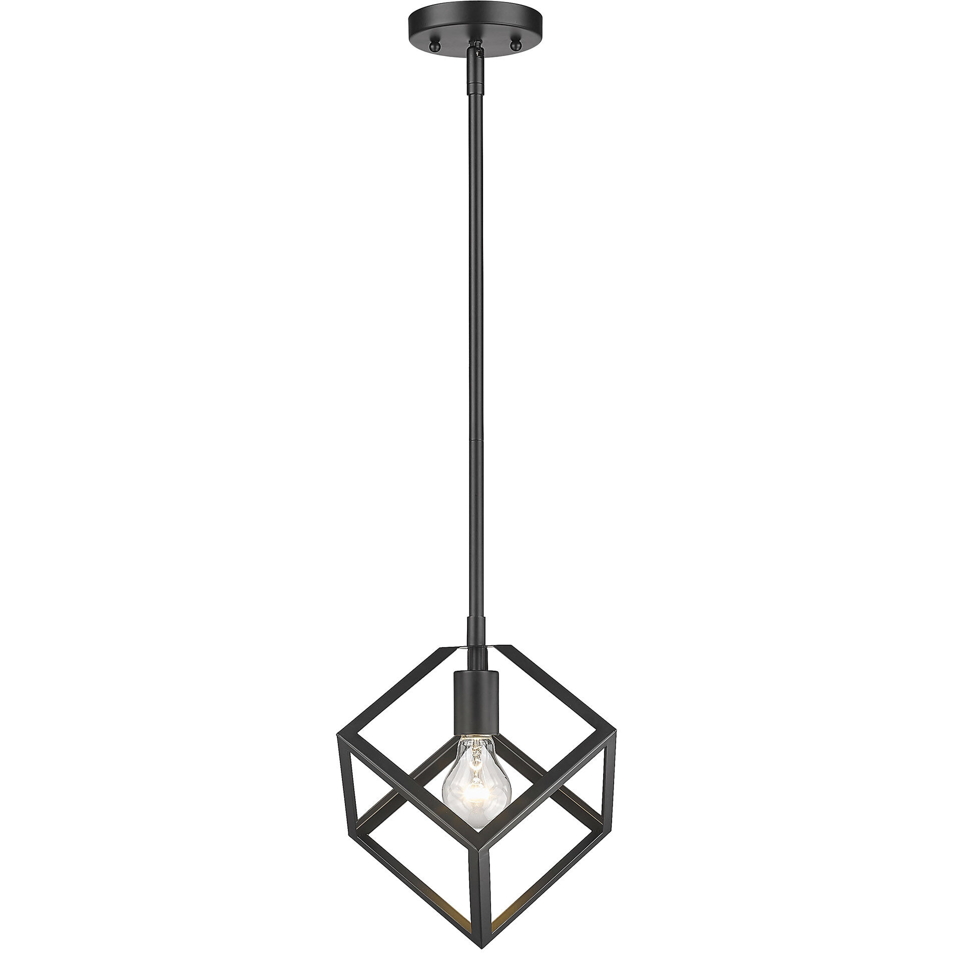 Cassio Pendant Ceiling Light in Matte Black