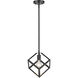Cassio Pendant Ceiling Light in Matte Black