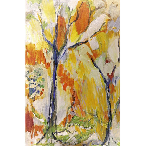 Marigold Path Wall Multi and Orange and Yellow and Blue Wall Sculpture