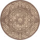 Eagean 94 X 94 inch Dark Brown/Wheat Rug in 8 Ft Round