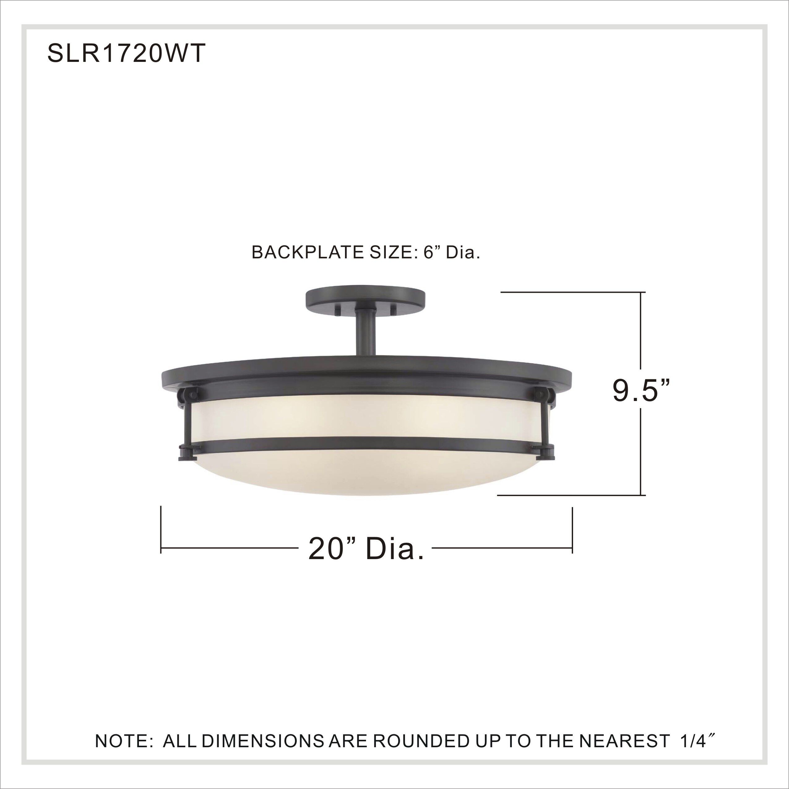 Sailor 5 Light 20 inch Western Bronze Semi-Flush Mount Ceiling Light