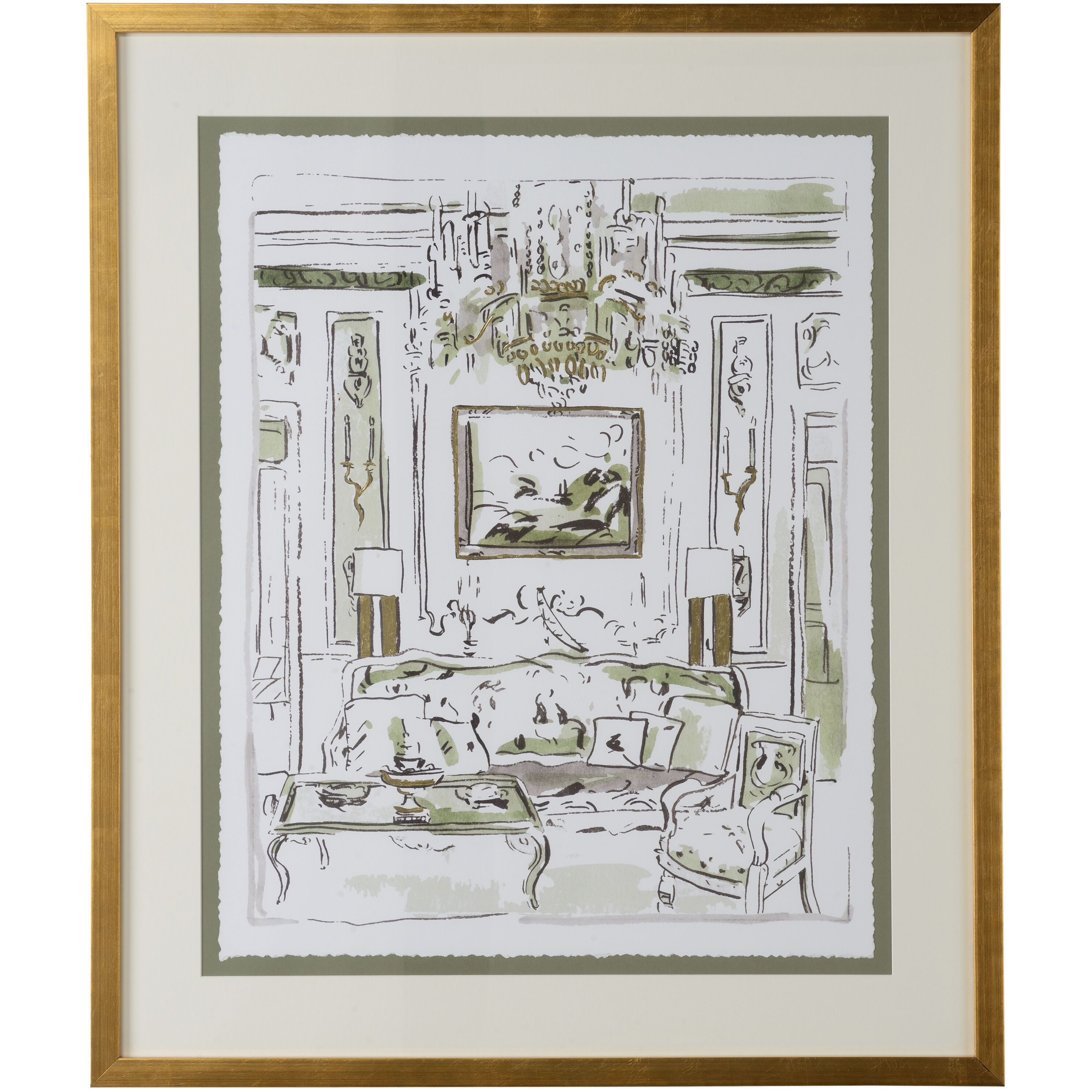 The Vintage Room I 38.75 X 32.75 inch Print