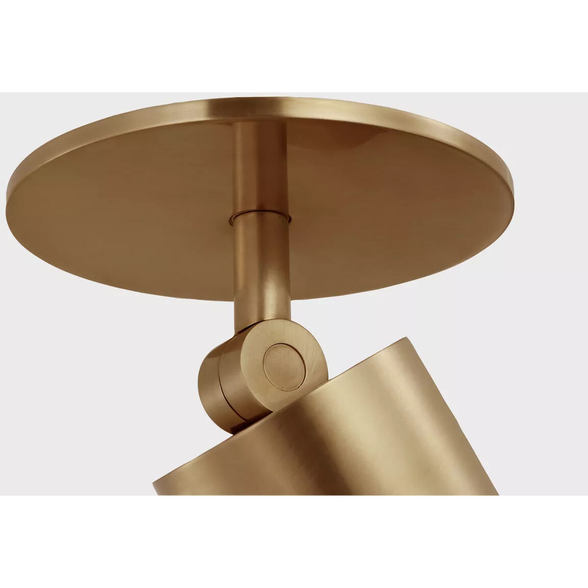 Kelly Wearstler Precision LED 2.5 inch Antique-Burnished Brass Directional Monopoint Flush Mount Ceiling Light