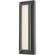 Cell LED 5 inch Matte Black ADA Wall Sconce Wall Light