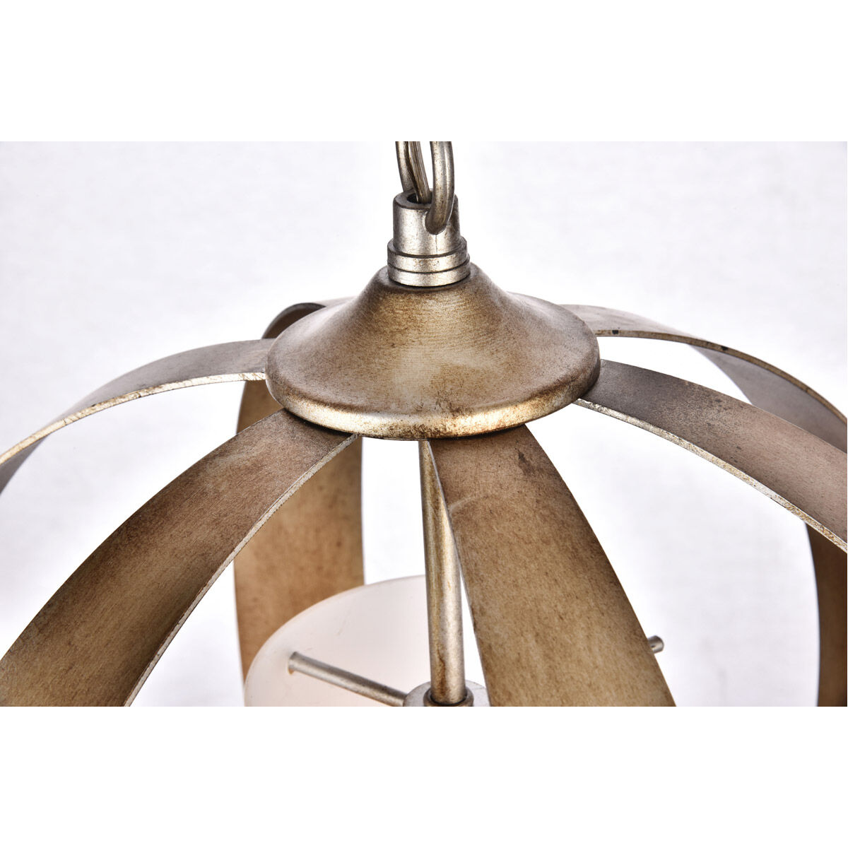 Marion 1 Light 15 inch Vintage Sliver Pendant Ceiling Light in Silver