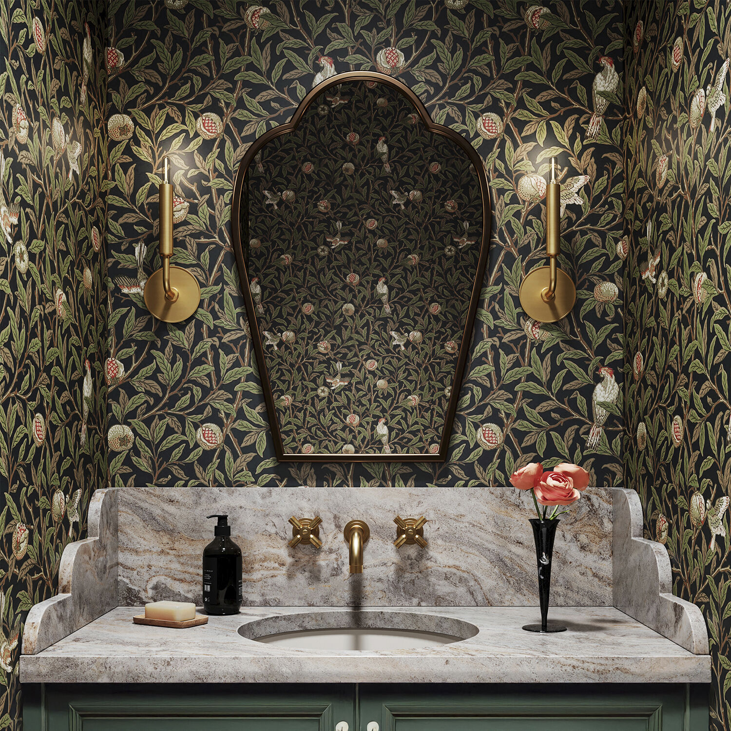 Mavisten Edition Carbonia LED 5.25 inch Lacquered Burnished Brass Wall Sconce Wall Light