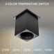 Zoron LED 3.63 inch Arc Black Outdoor Ceiling Lighting