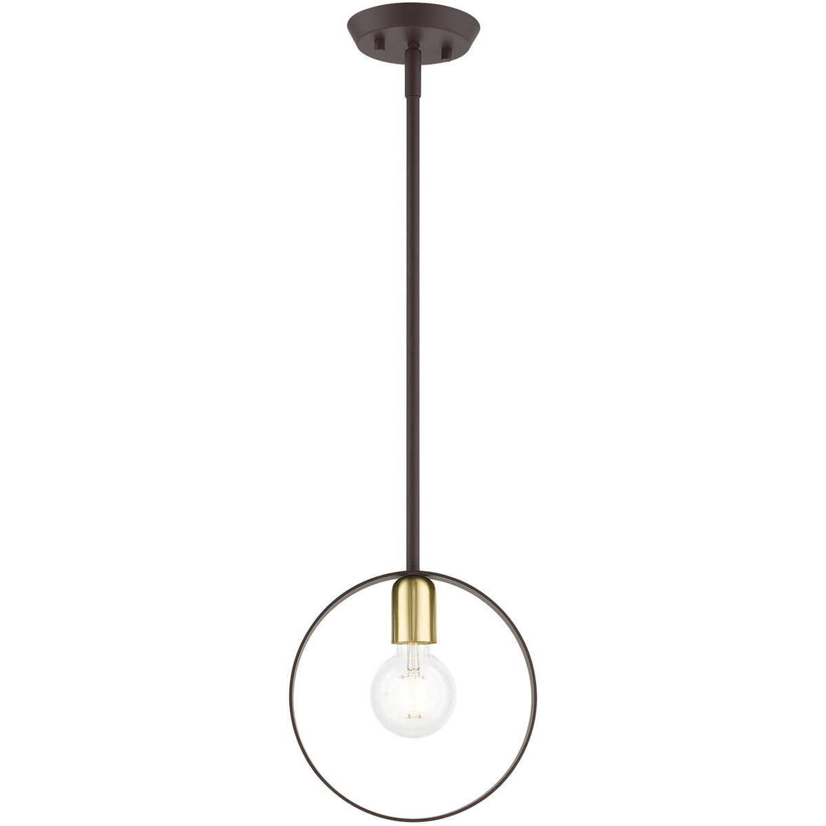 Modesto 1 Light 5.13 inch Bronze Pendant Ceiling Light