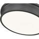 Bentley LED 20 inch Matte Black Flush Mount Ceiling Light