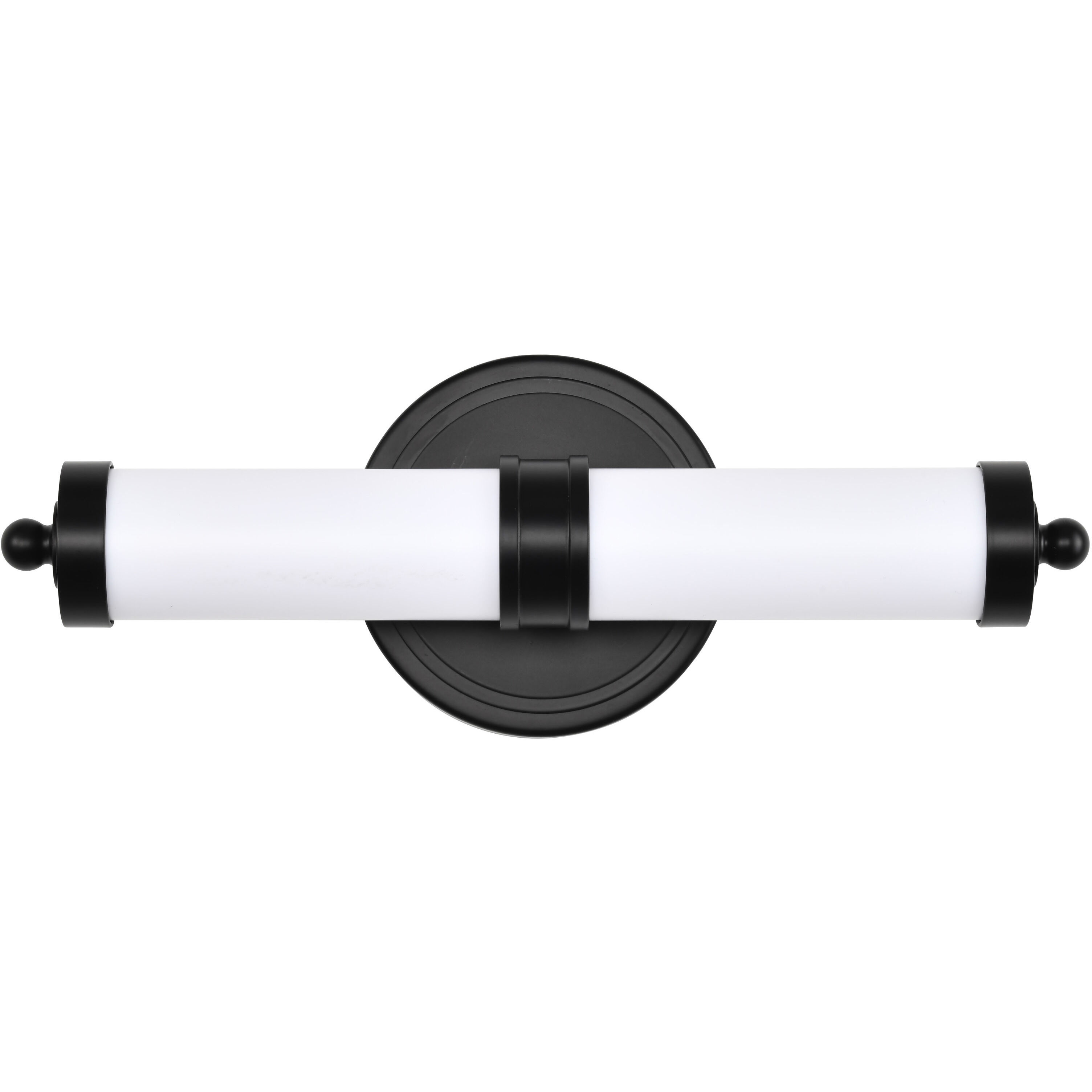 Kagen LED 13.58 inch Matte Black Bath Vanity Light Wall Light