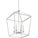 Townsend 6 Light 24 inch Polished Nickel Pendant Ceiling Light, Essentials