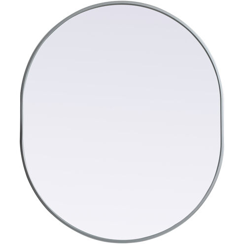 Asha 36 X 30 inch Silver Mirror in 30 x 36