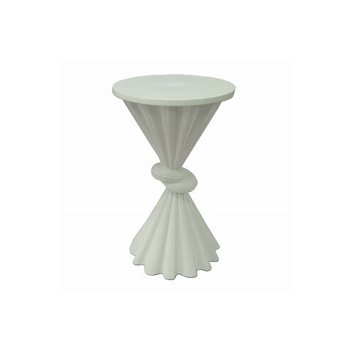 Knot 12 inch White Side Table