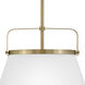 Lexi 3 Light 24.5 inch Lacquered Brass Indoor Chandelier Ceiling Light
