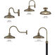 Forge Outdoor Wall Mount in Burnished Bronze, Coastal Elements