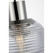 Waterford Circon LED 5 inch Polished Nickel Mini Pendant Ceiling Light