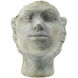 Profile Head Gray Outdoor Planter