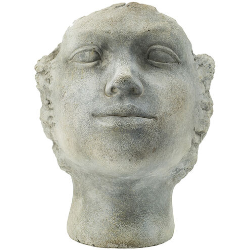 Profile Head Gray Outdoor Planter
