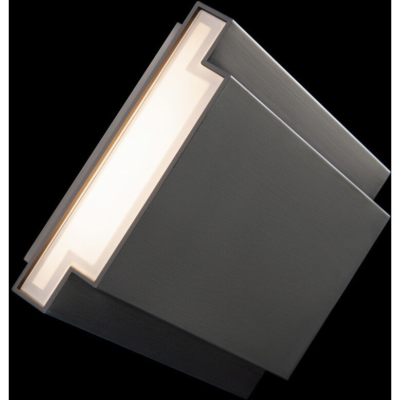 Layne Wall Sconce Wall Light in 3500K, Brushed Nickel, dweLED