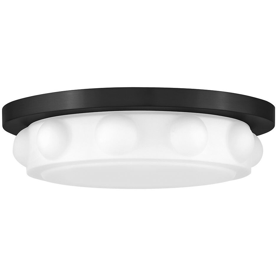 Zoey LED 14 inch Black Flush Mount Ceiling Light