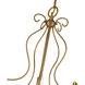 Katarina 5 Light 23 inch Antique Gold Leaf Chandelier Ceiling Light