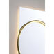 Trails 46 X 30 inch Gold LED Mirror