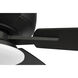 Super Pro 112 60 inch Flat Black with Flat Black/Greywood Blades Contractor Ceiling Fan, Slim