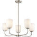 Laphia 5 Light 27 inch Brushed Nickel Chandelier Ceiling Light