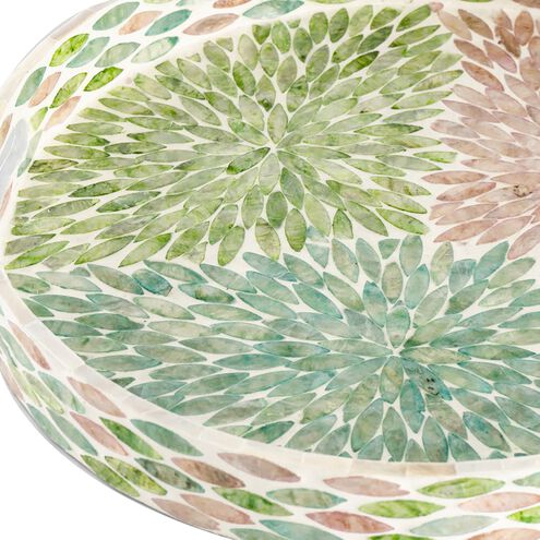 Anita Multi Color Tray, Round