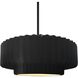Radiance 1 Light 14.5 inch Carbon Matte Black and Matte Black Pendant Ceiling Light
