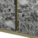 Crystalline 32.75 X 32.75 inch Gray Agate Coffee Table