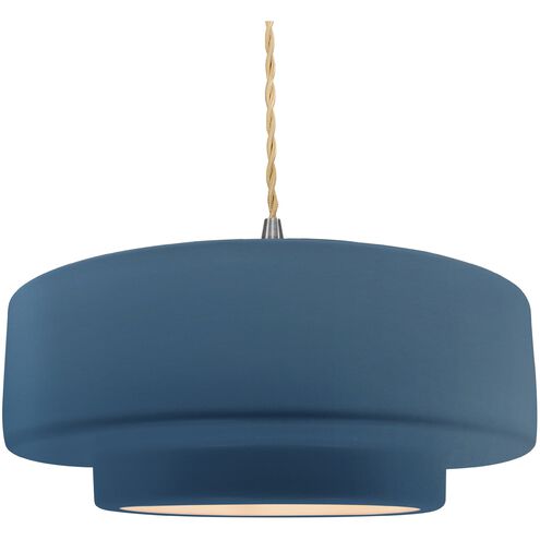 Radiance 1 Light 16.25 inch Midnight Sky and Brushed Nickel Pendant Ceiling Light