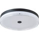 Iris LED 20 inch Matte Black Flush Mount Ceiling Light