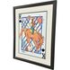 Range Rider Brown and Blue and Red Framed Art