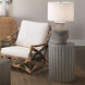 Masonry 27 inch 150.00 watt Grey Ceramic Table Lamp Portable Light