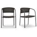 Zola Brown Outdoor Dining Chair, Set of 2