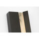 Anne-Marie Barton Austera Sconce Wall Light in Matte Carbon