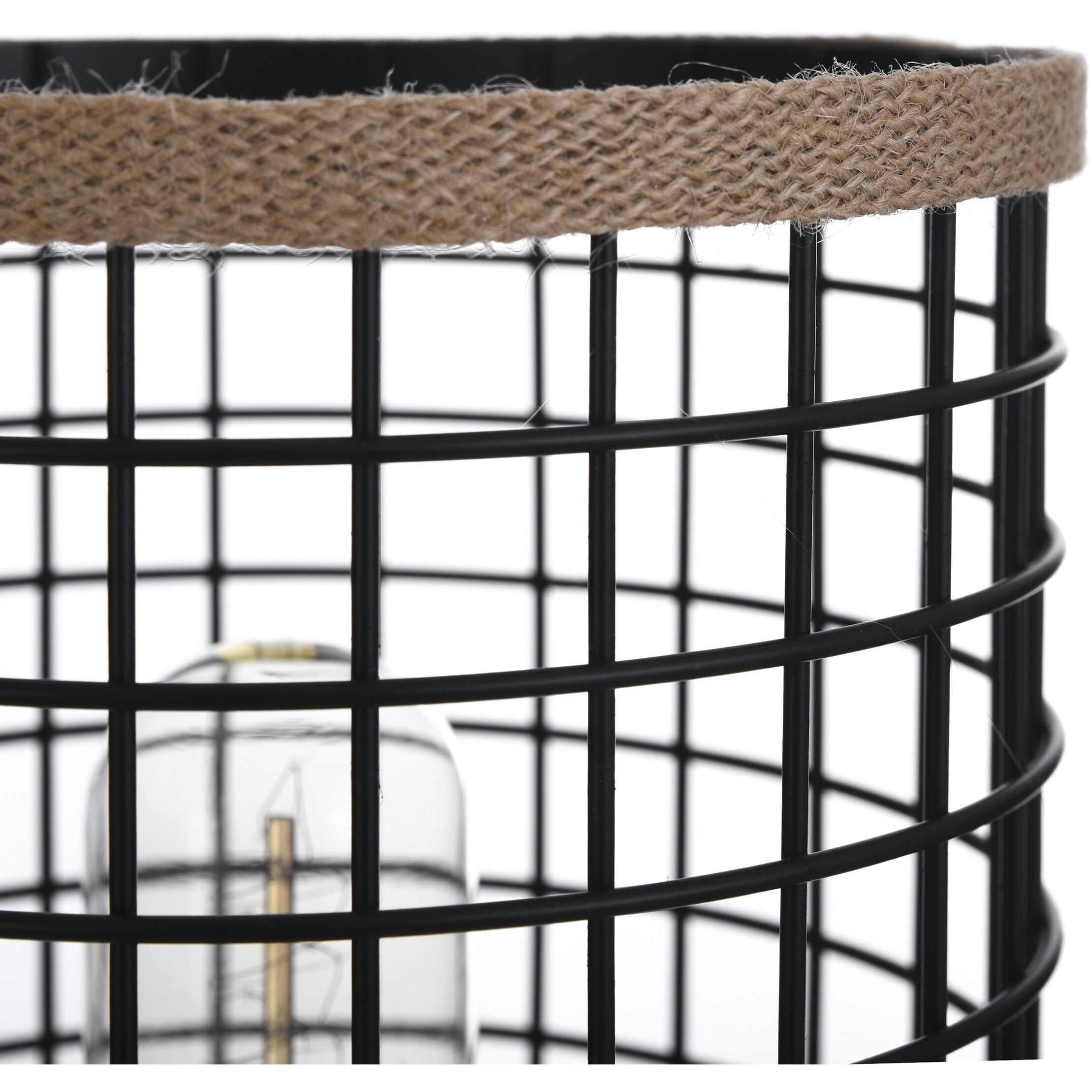 Signature 2 inch 60 watt Black Table Lamp Portable Light