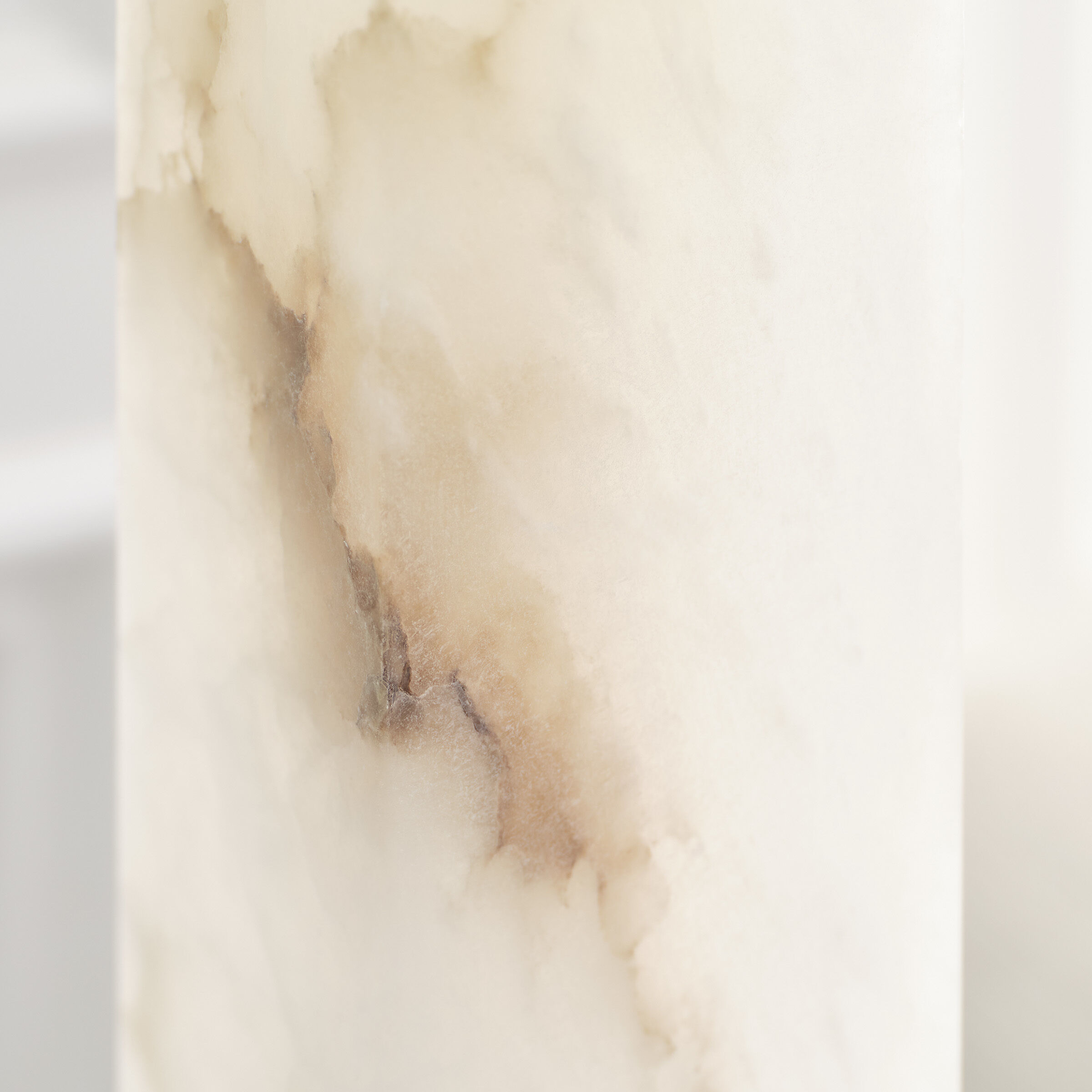 Thomas O'Brien Gironde 31.25 inch 15 watt Alabaster and Hand-Rubbed Antique Brass Table Lamp Portable Light, Large