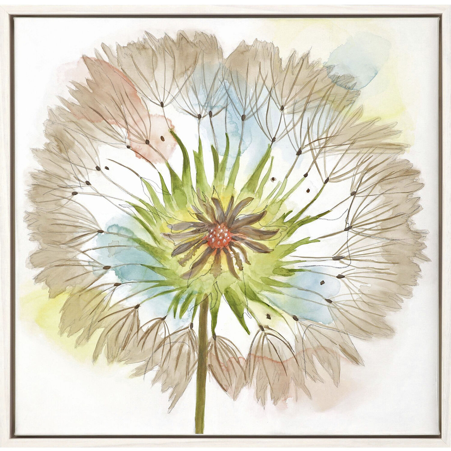 Dandelion Blue and Multi and Yellow and White Canvas, The Studio